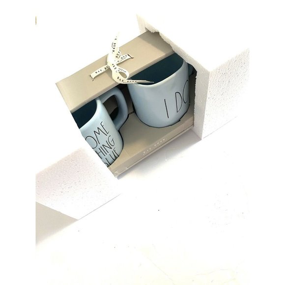 New RAE DUNN Wedding Collection Set Of 2 SOMETHING - Picture 7 of 11